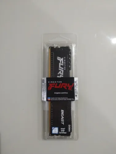 Memória Ram Kingston Fury Beast 16GB 3200MHz DDR4 CL16