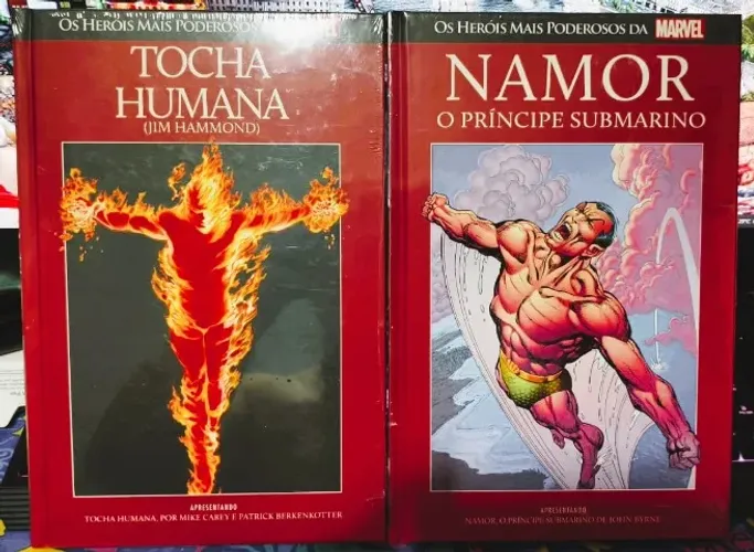 Marvel Salvat - Namor O Príncipe Submarino + Tocha Humana (NOVO/LACRADO) Quadrinhos HQs