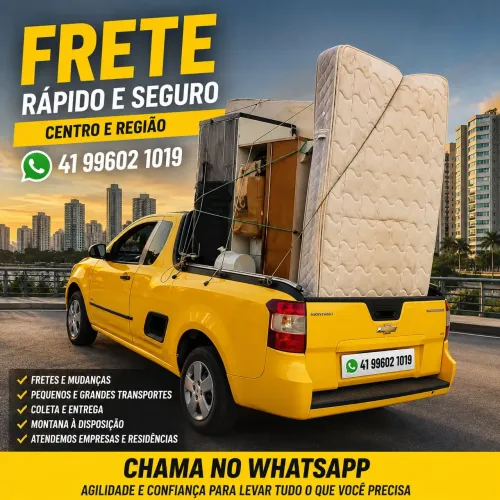 Frete Carreto Mudança Translado Viagem Transporte Entrega