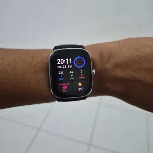 smartwatch amazfit gts 4 mini preto
