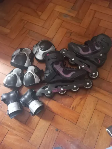 Patins n.37 + acessórios 