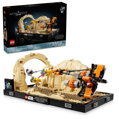 LEGO Star Wars Diorama da Corrida de Pods de Mos Espa 75380