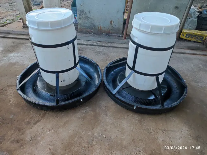 Comedouro Automático Reforçado - Ideal para Suínos