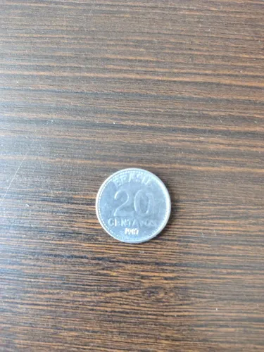 Moeda 20 centavos 1987
