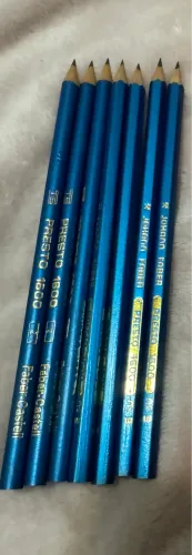 Lápis raro e antigo metalizado Presto Faber Castell ( valor unitário )