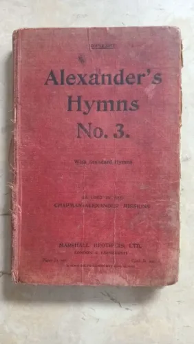 Livro de partituras Alexander's Hymns N° 3