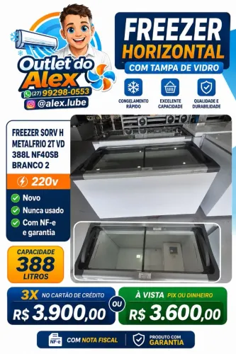 Vendo barato Freezer para sorvete