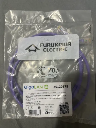 Patch cord multilan, e gigalan cat 6 cores variável  100 unidades