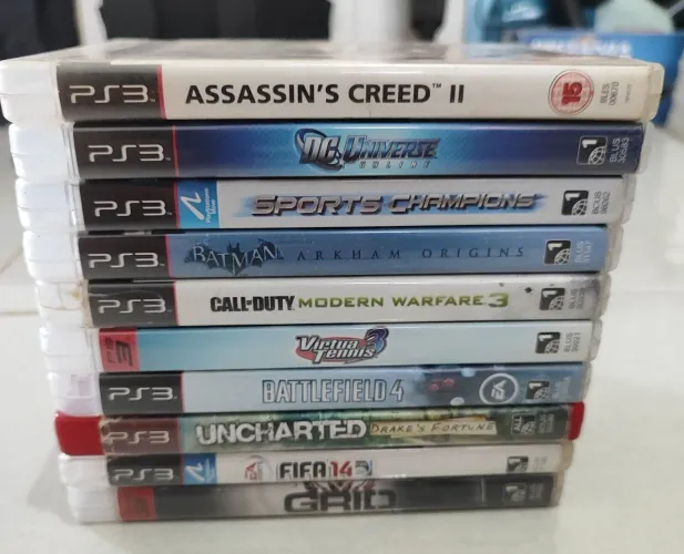 Lote 10 Jogos Playstation 3 Originais (Faço Olx pay)
