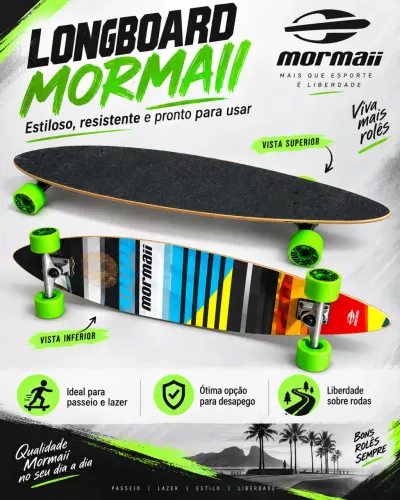 Skate longbord Mormaii