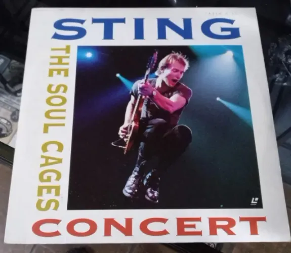 Laser Disc Sting - The Soul Cages Concert - Importado USA