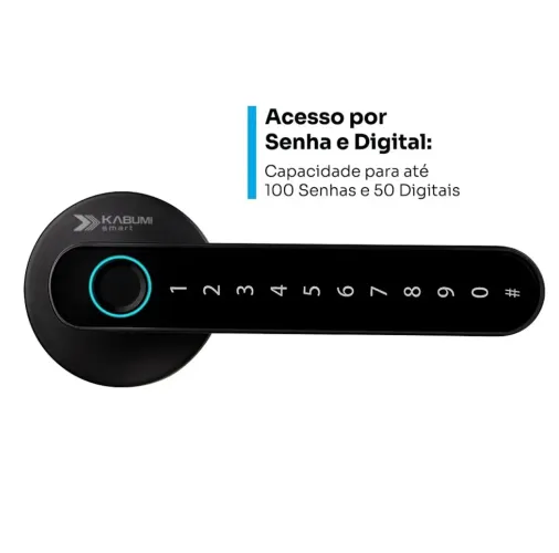 fechadura Digital KABUM! - KSFD100PT
