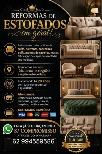 Reforma em estofados