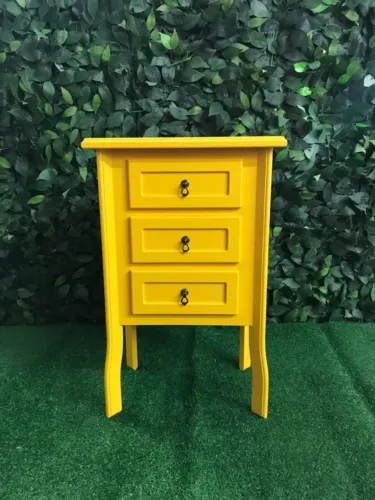 Armário de cabeceira - Amarelo