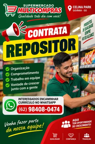 VAGA PARA REPOSITOR