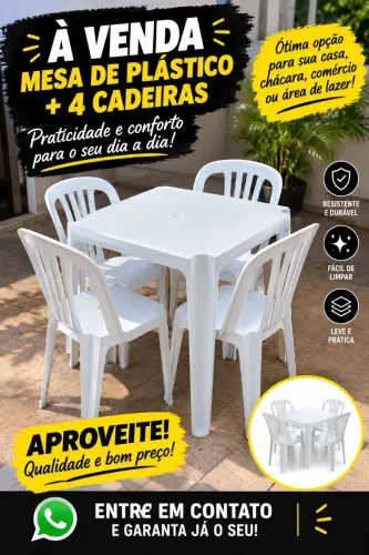 Mesa de plástico 