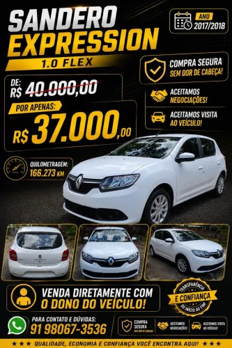 Renault Sandero Expression Flex 1.0 12V 5P 2018