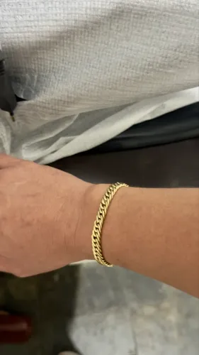 Pulseira de ouro com 13 gramas