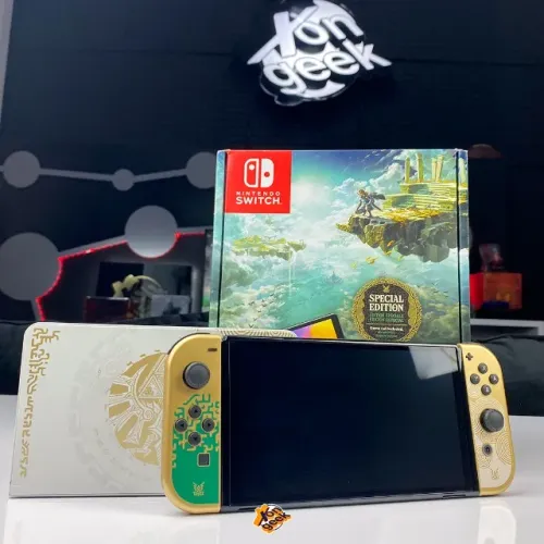 Nintendo Switch OLED Zelda | Parcele SEM JUROS via OLXPAY, Até 24 no Cartão | Novo