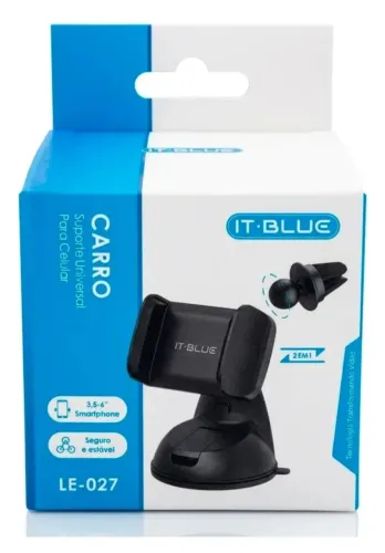 Suporte celular It - BLUE para carro ajustável