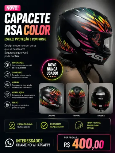 Capacete oportunidade