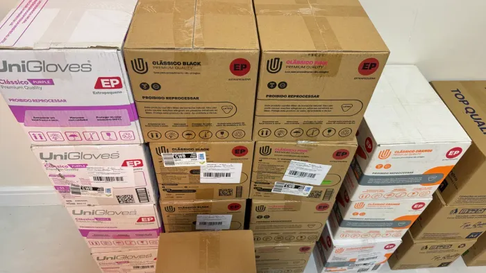Luvas de latex e nitrilicas premium pronta entrega 