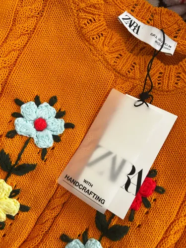Blusa Colete Zara na etiqueta nunca usado.