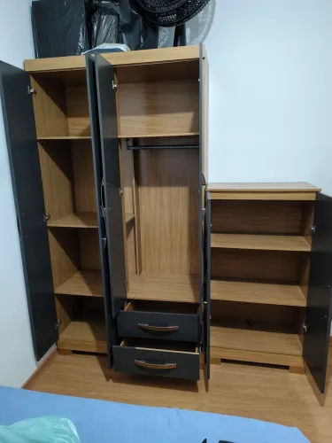 Vendo Kit completo (Guarda-Roupa + Cômoda + Sapateira) 