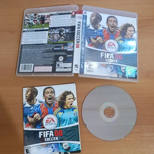 Jogo FIFA 08 Soccer 100% Original PS3 com Encartes