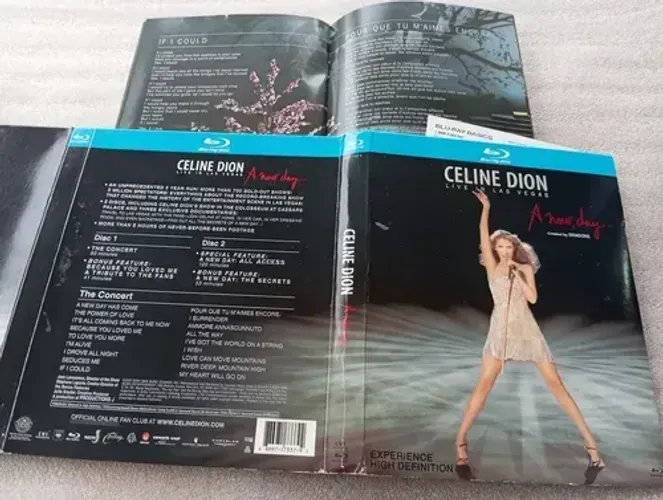 Celine Dion Live In Las Vegas A New Day Blu-ray Disc Duplo