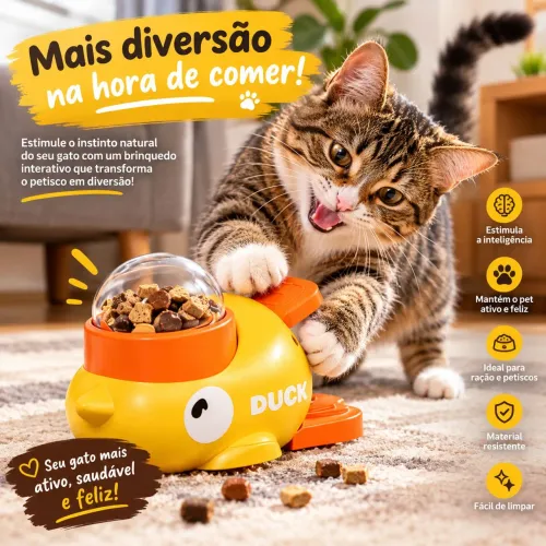 Pote de comida para cães e gatos.