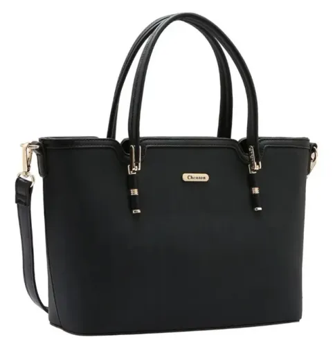 Bolsa Feminina Chenson Preta com Alça de Mão