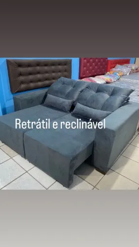 Retrátil e reclinável. Top