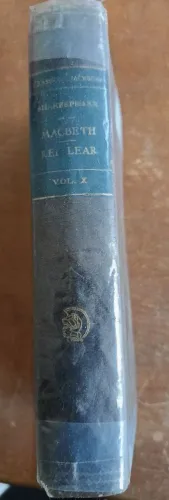 Livro "Rei Lear" volX antigo