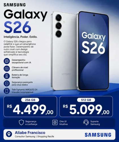 Smartphone S26 256gb
