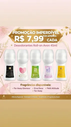Desodorante Rollon promoção 