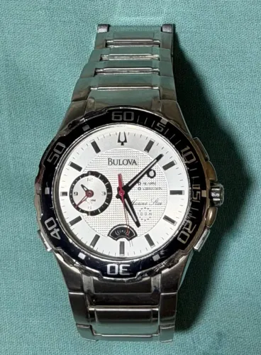 Vendo relógio Bulova Marine Star WR 100m pulseira aço