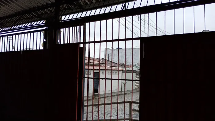 Portão barra chata ferro alta qualidade de correr