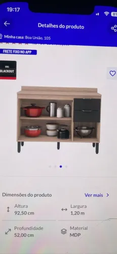 Balcão de cozinha novo na caixa