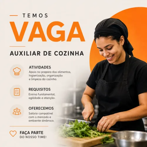 Vaga auxiliar de cozinha Multi delivery