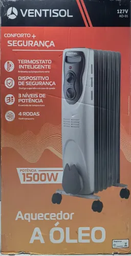 Lote 001 Aquecedor a Oleo 1500w 127v Ventisol