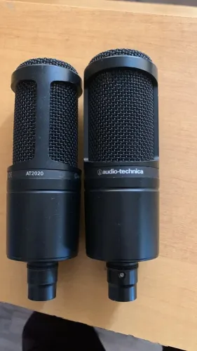 Microfone Audio-Technica AT2020 Original - Excelente Estado | Estúdio Profissional