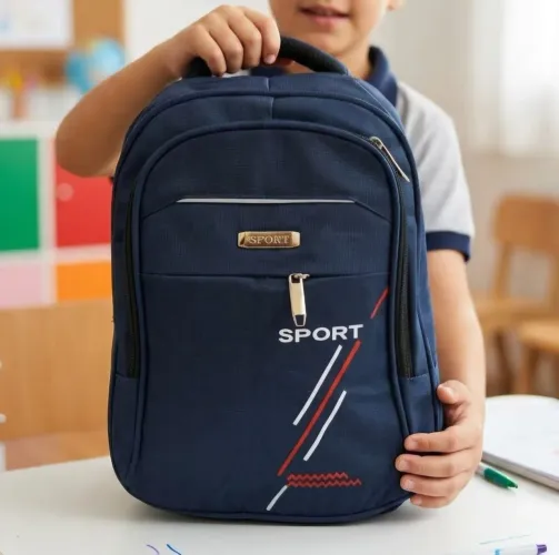 Bolsa Mochila Escolar Infantil Menino Sport Reforçada Seu Filho Volta Às Aulas Com Estilo