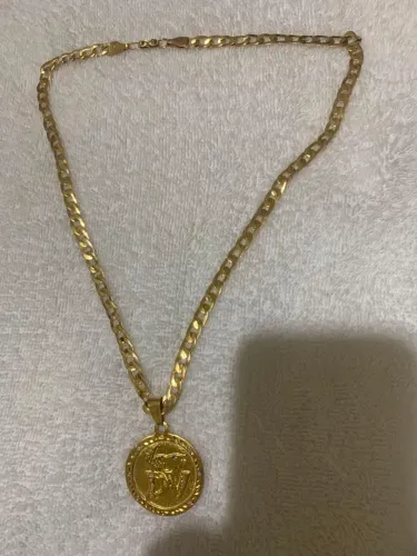 Vendo esse Cordão de Prata Banhado a Ouro