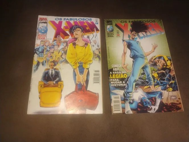 Lote 2 Gibis Os Fabulosos X-Men (Nº 15 e Nº 16) - Editora Abril (1997)