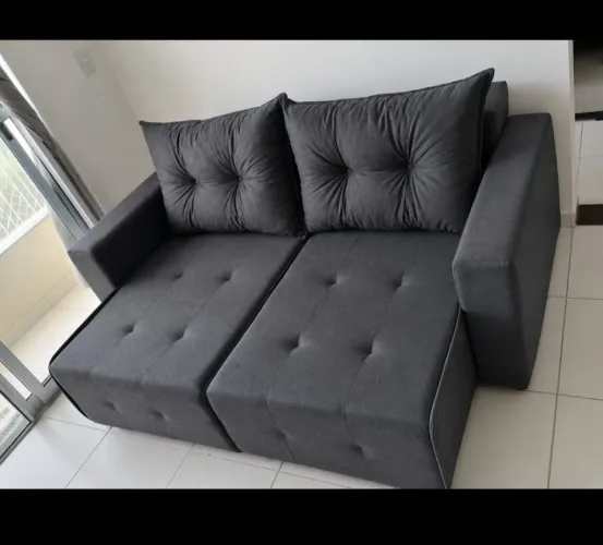 SOFA RETRATIL RECLINÁVEL 1.80 FRETE GRÁTIS