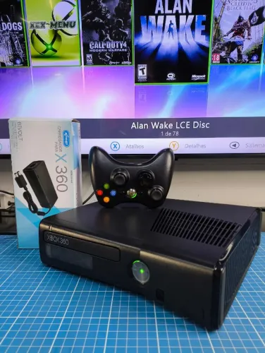 XBOX 360 RGH 3.0 HD 500GB + 70 JOGOS