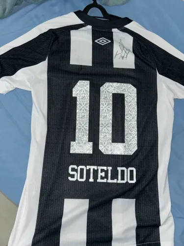 VENDO CAMISA DO SANTOS AUTOGRAFADA POR SOTELDO!!! (ORIGINAL/NOVA)