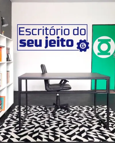 Mesa de Escritório Reforçada 120cm NOVA Multiuso para Computador estudo Gamer Escrivaninha
