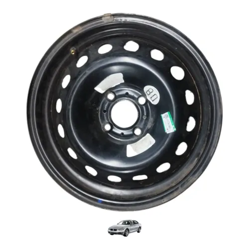 Roda De Ferro 16 Peugeot 308 408 1.6 Thp 2012 A 2015 Preto